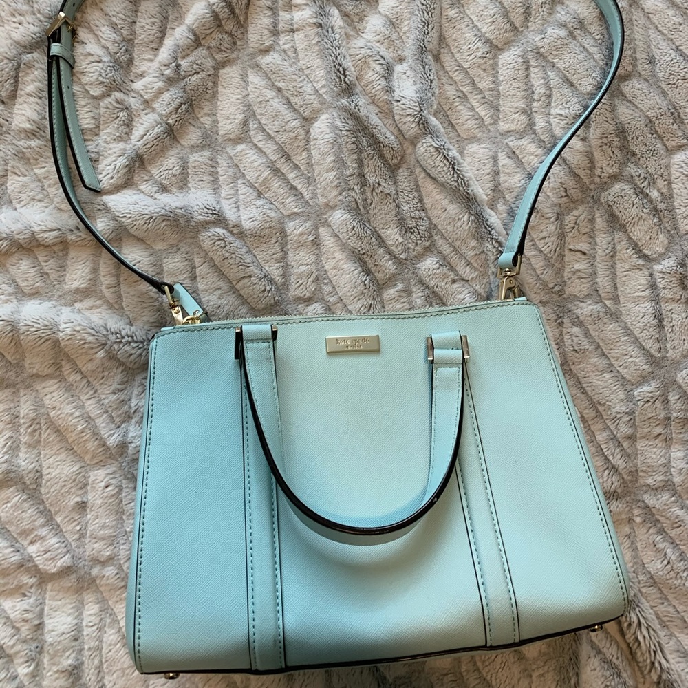 Kate Spade light blue crossbody